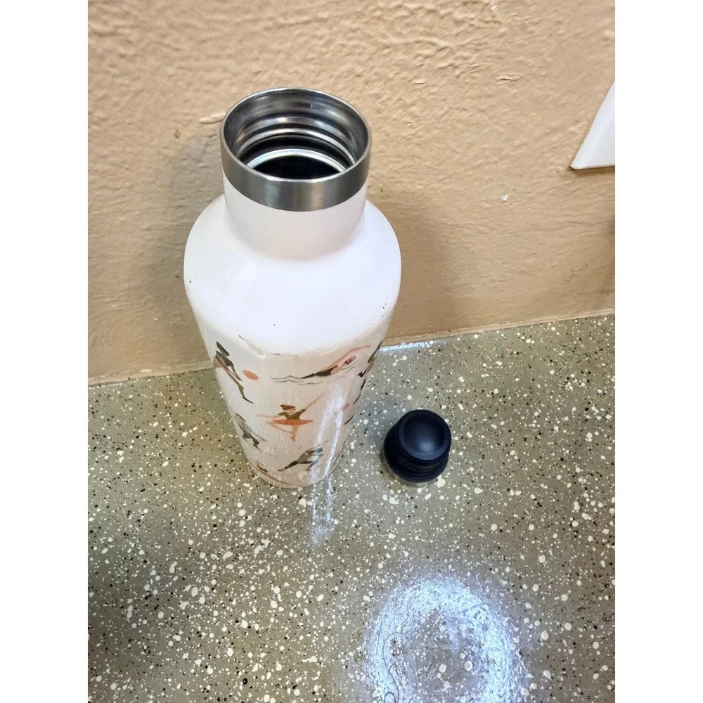 Rifle Paper Co.‎ x Corkcicle Canteen Bottle 16oz Sports Girl - HEW White